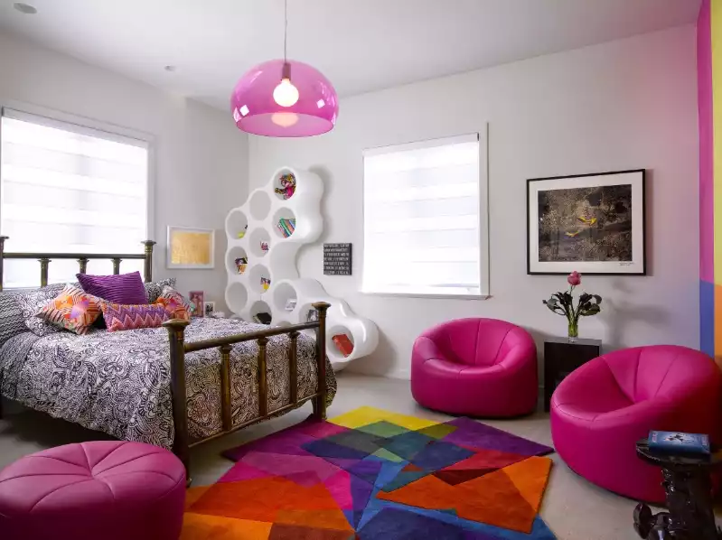 Memphis Style Teen Bedroom