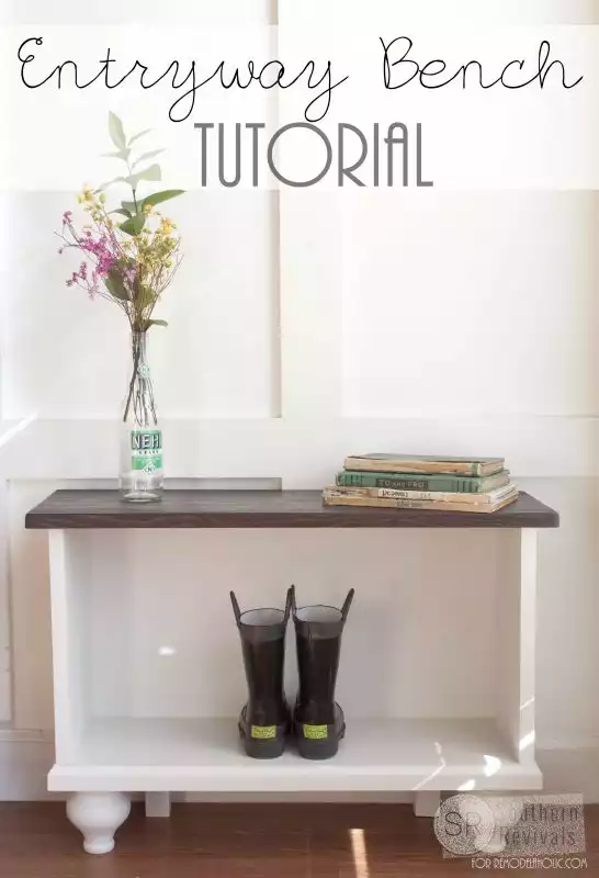 Minimalist bench/ mini console table