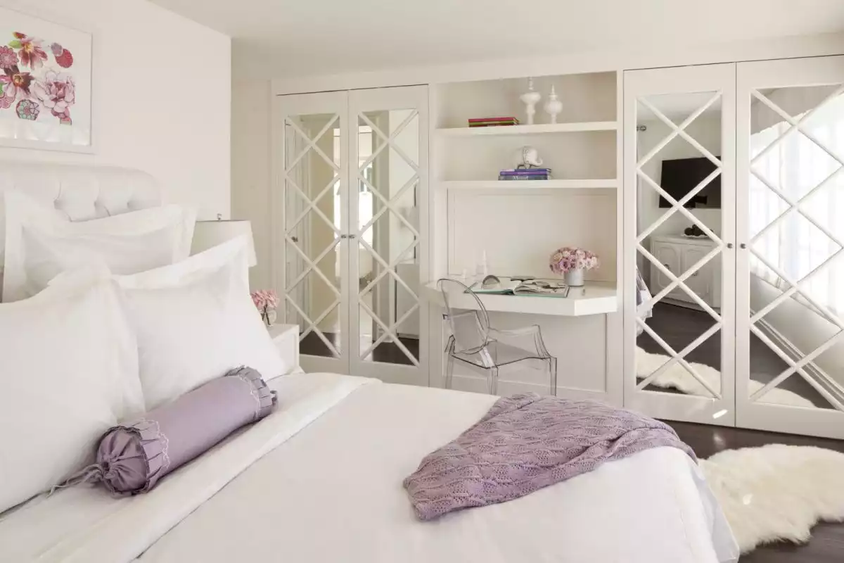 Mirrored French Closet Doors