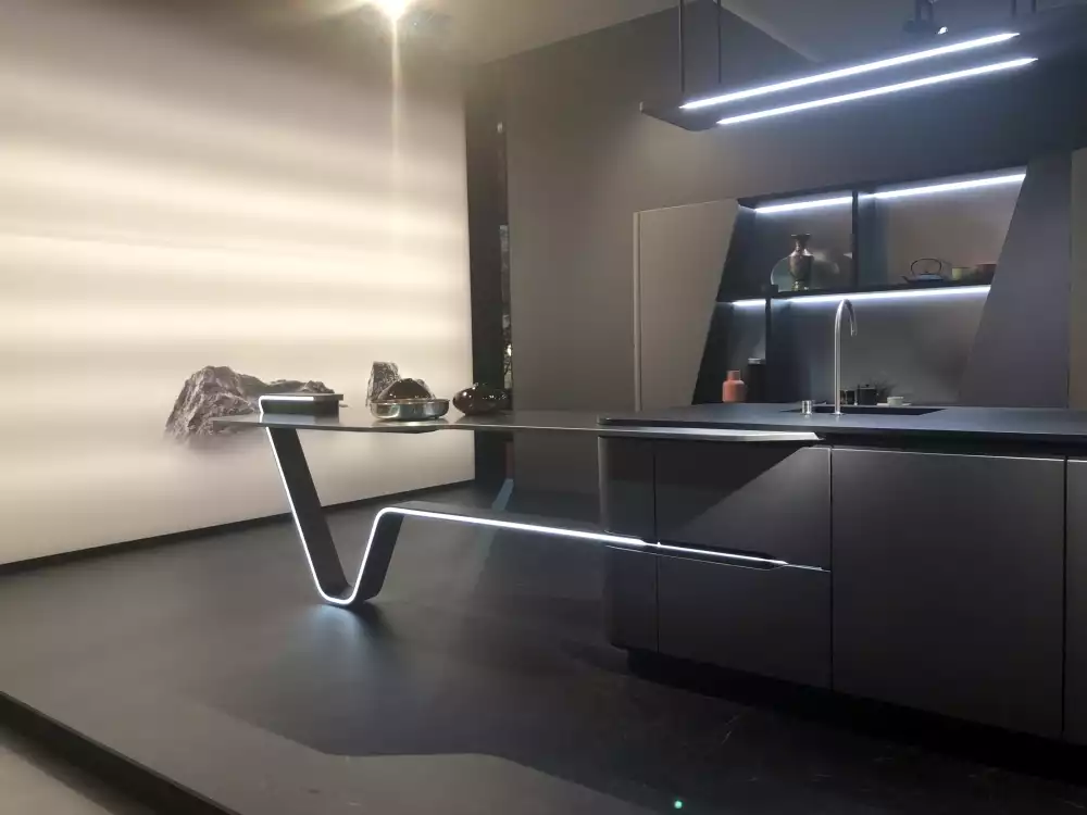 Modern LED light kitchen island strip