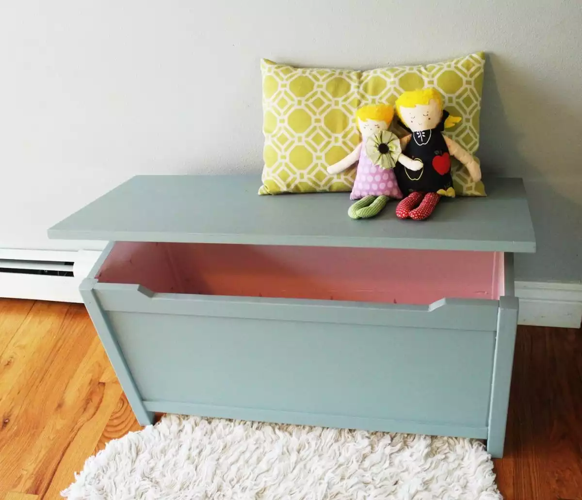 Modern Toy Box with a Lid