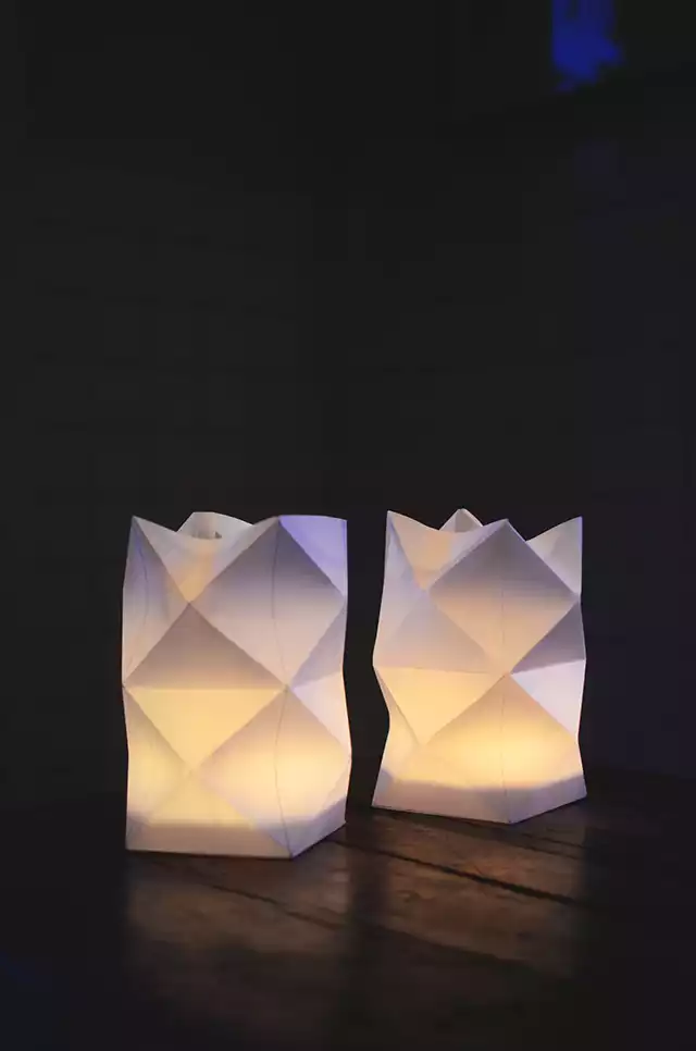 Modern paper lanterns lighting fixture