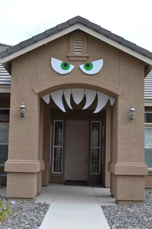 Monster front house decor
