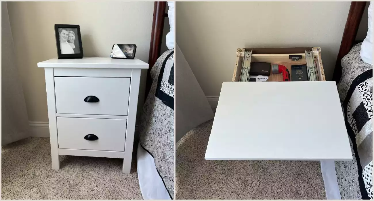 Nightstand with Secret Storage