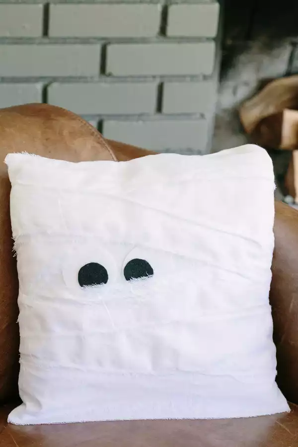 No sew mummy pillow
