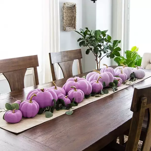 Purple Ombre Pumpkins