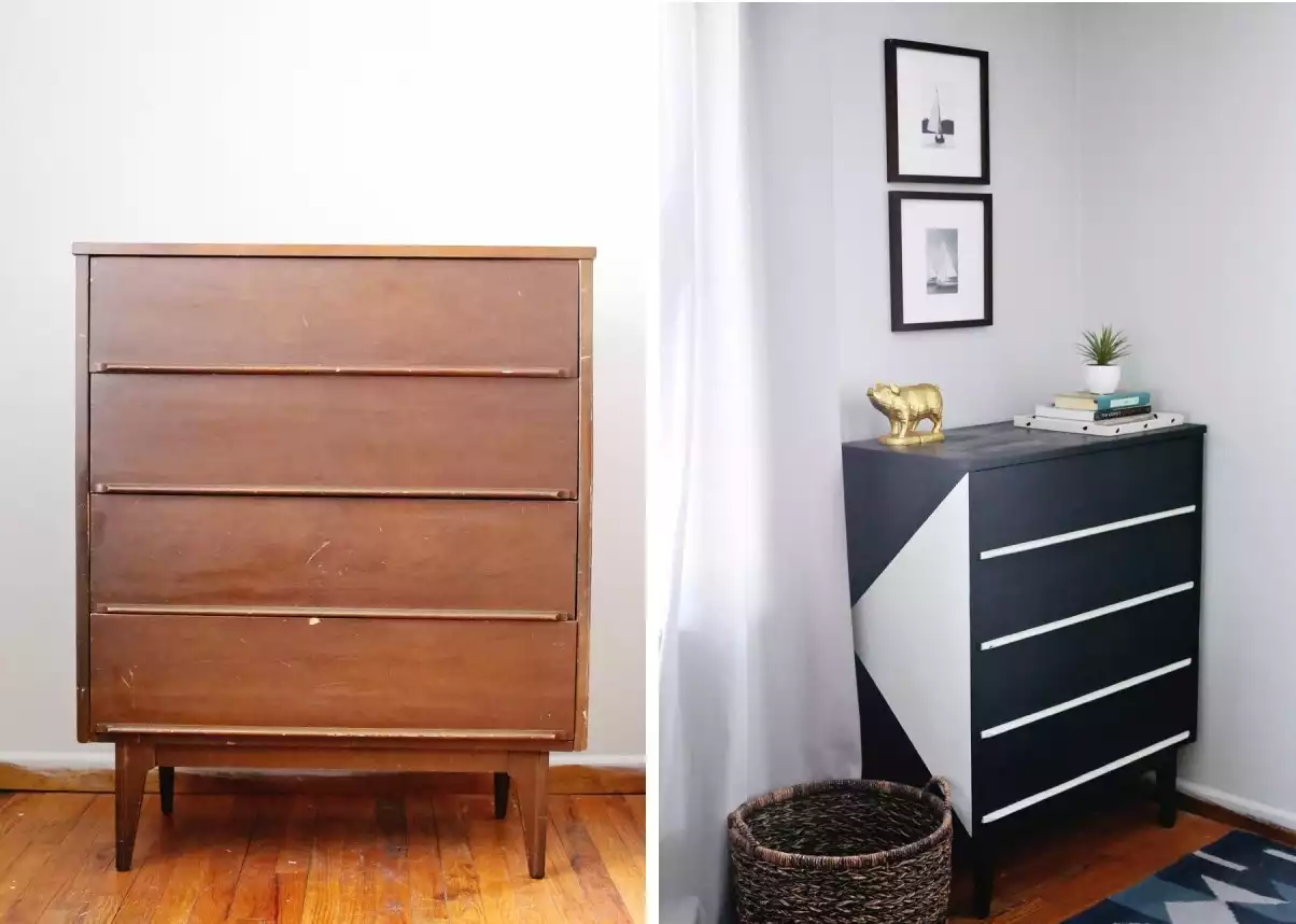 One day dresser makeover