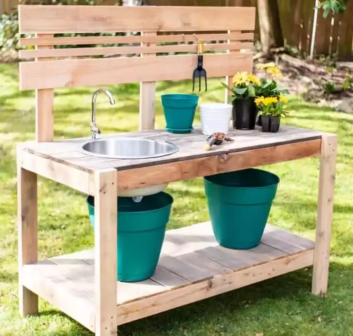 Potting bench