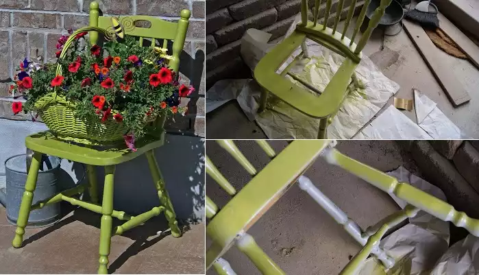 Perfect Garden Project from an old chair