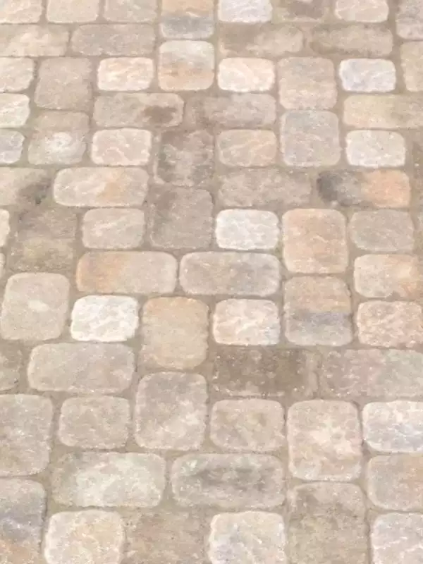 how to install pavers with pattern