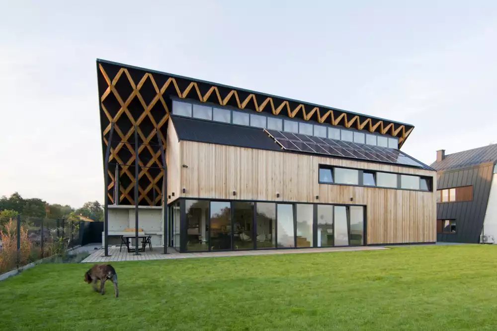 Poland House Behind The Roof Superhelix Pracownia Projektowa