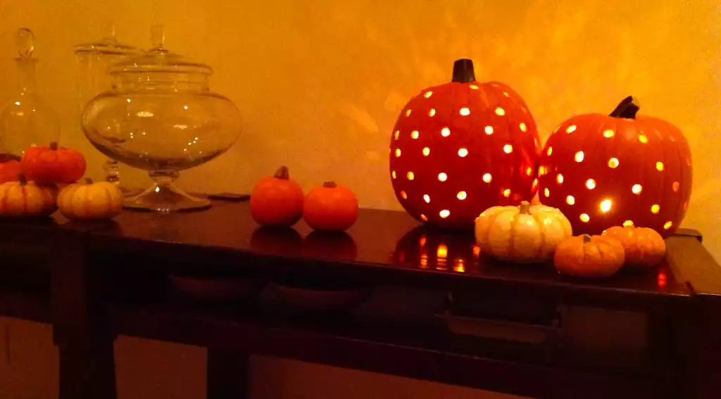 Polka Dot Pumpkin