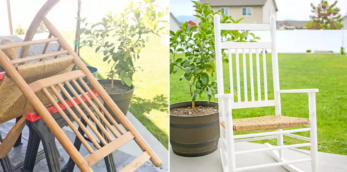 Porch chair makeover design