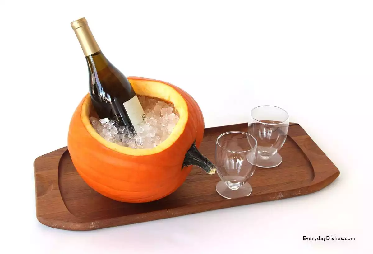 Pumpkin ice bucket