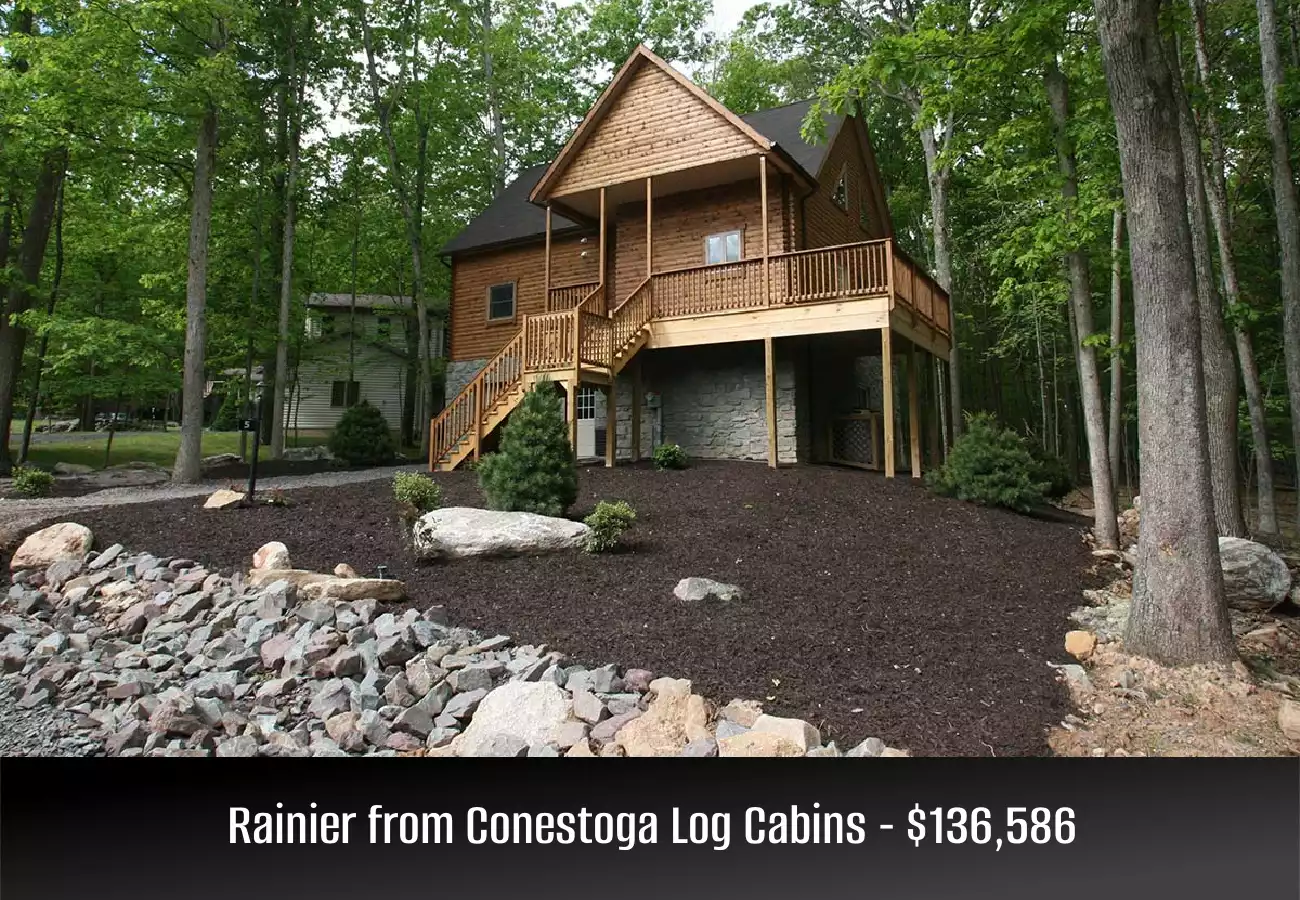 Rainier from Conestoga Log Cabins - $136,586