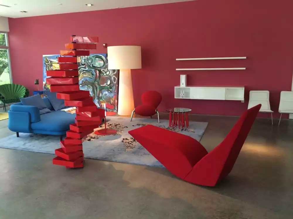 Red - Fire element interior design