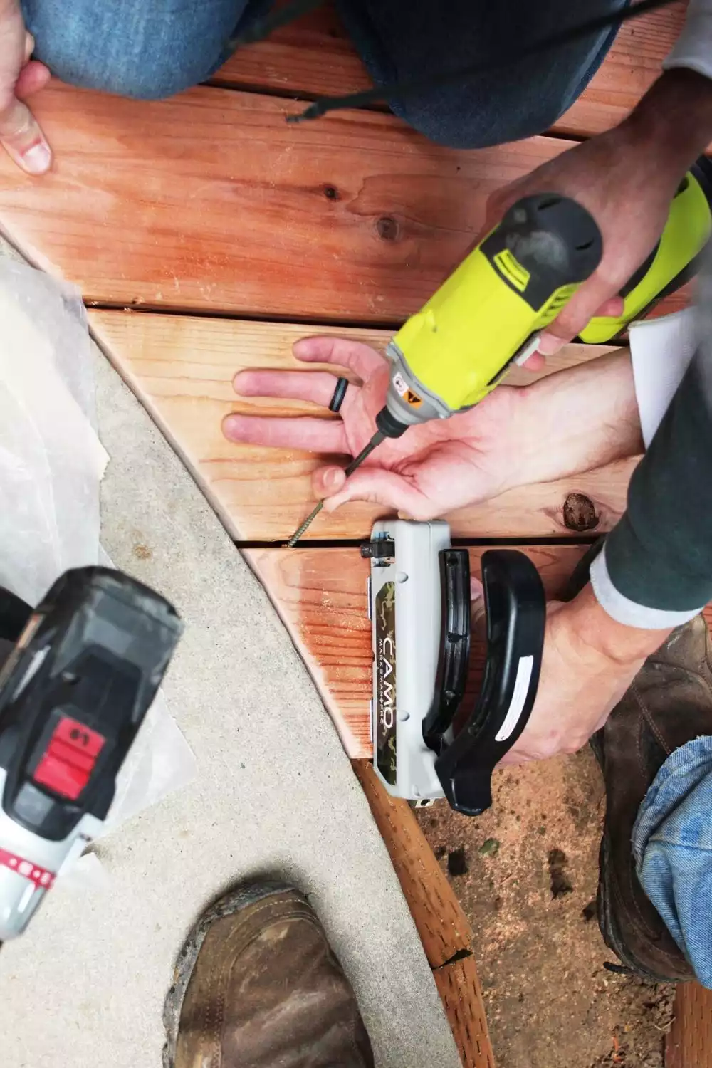 How to Install a Curved Deck Floor 36