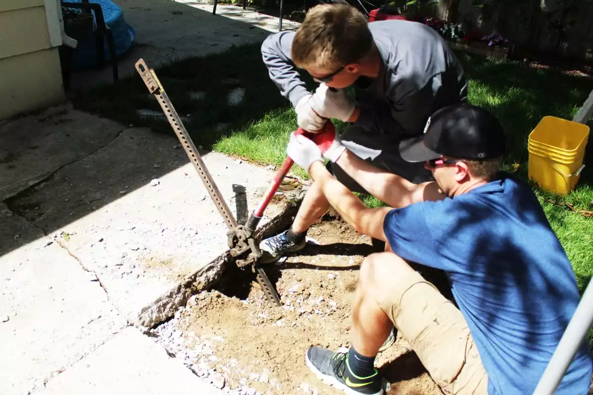 How to Build a Redwood Deck step 1