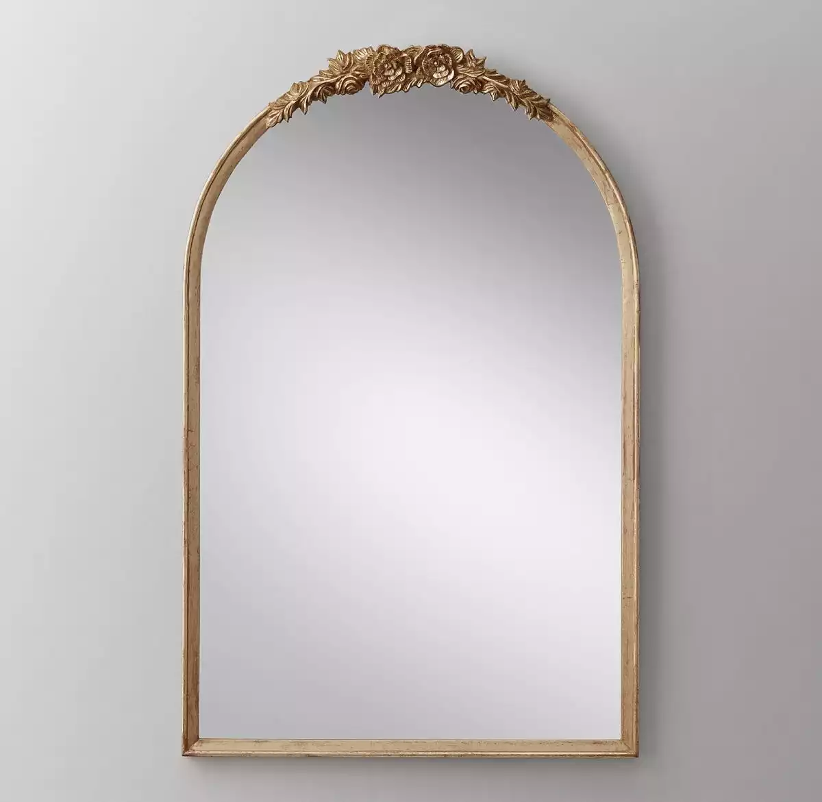 Rosette Arched Dresser Mirror