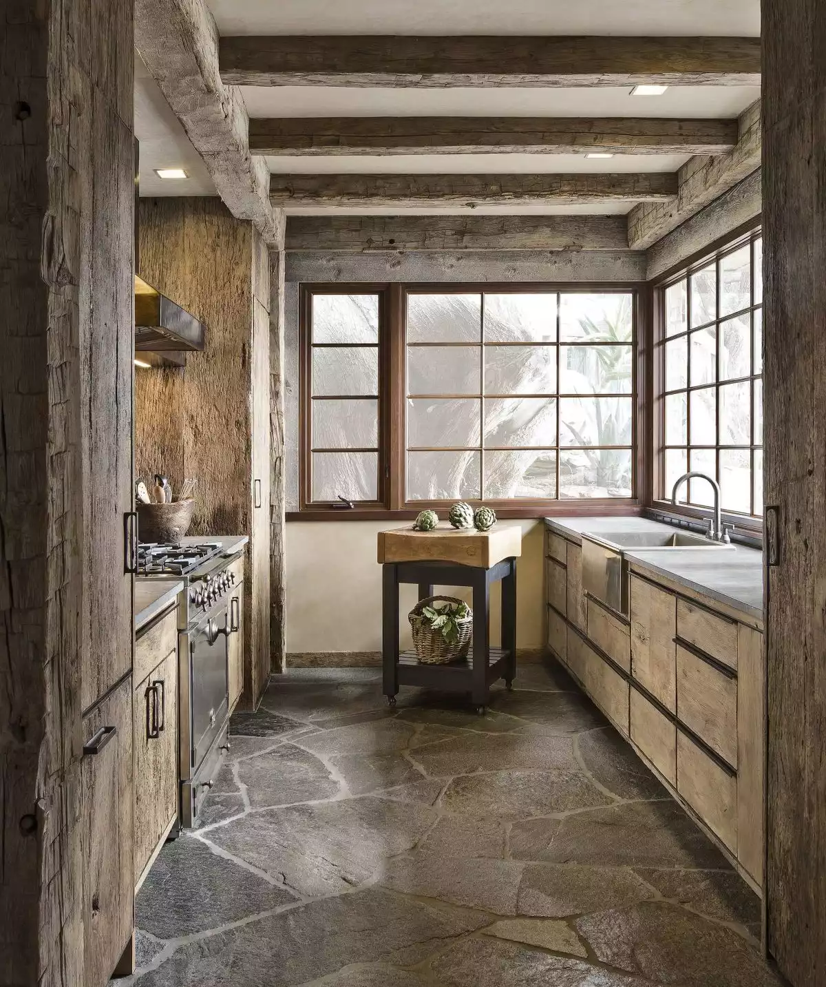 Rustic Cabin Kitchen