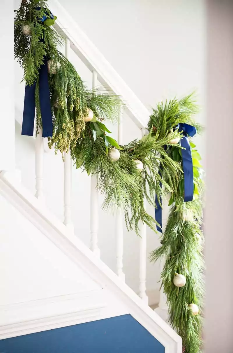 Seasonal Christmas Decor accents on the house