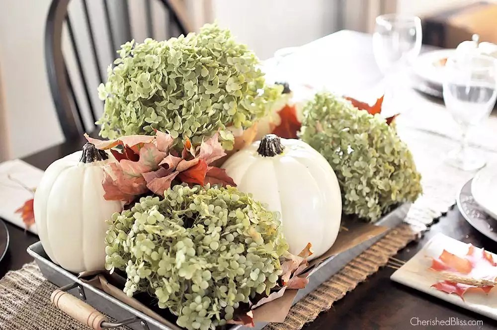 Fall Greenery Centerpiece