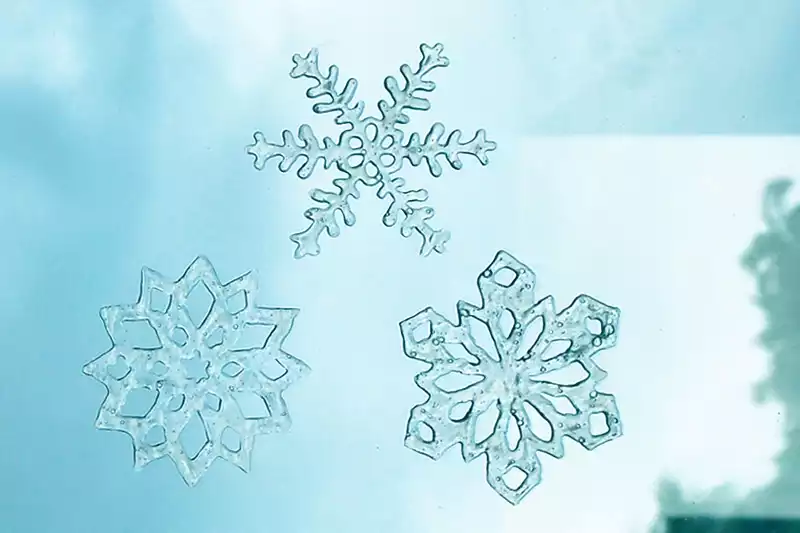 Snowflake Window Clings