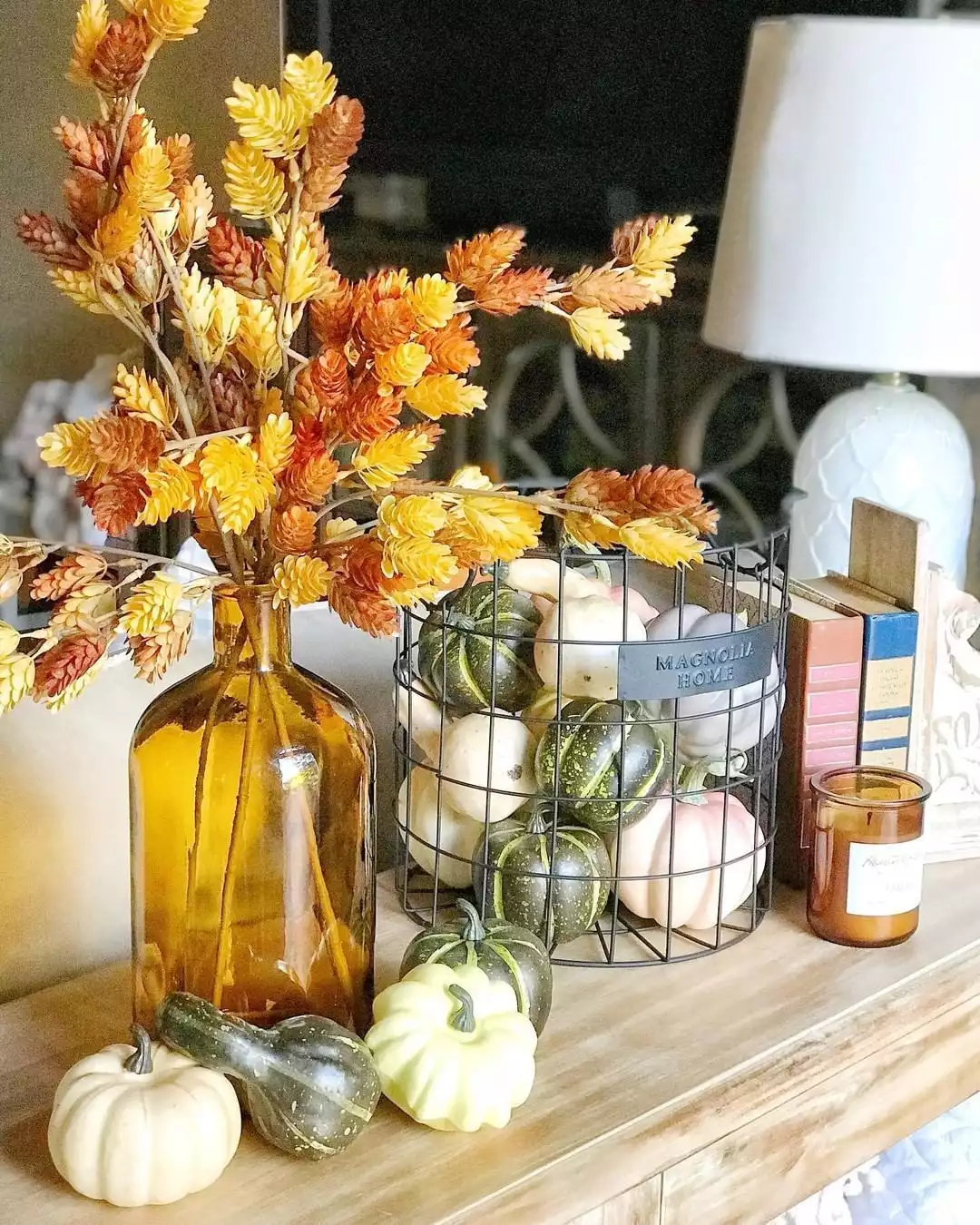 Little Pumpkin Basket Centerpiece