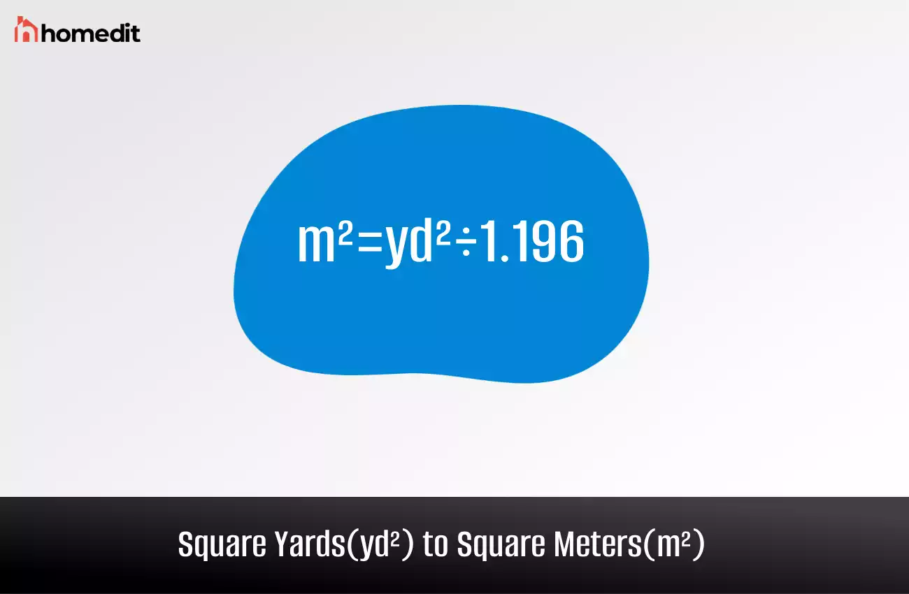 Square Yards to Square Meters – yd² to m²