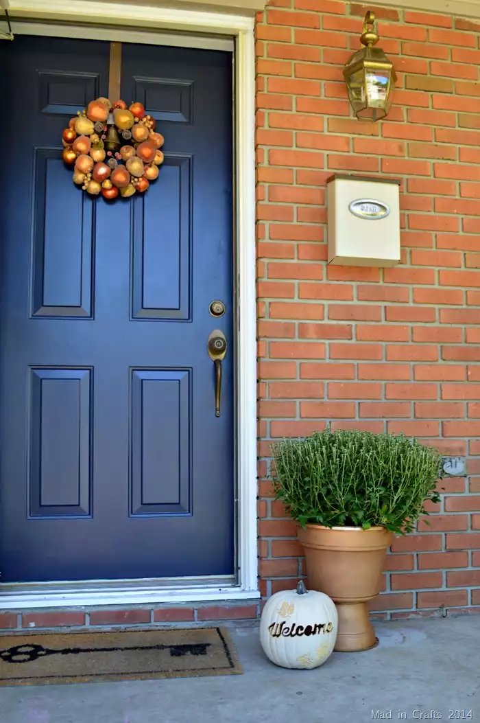 Faux Fruit Wreath