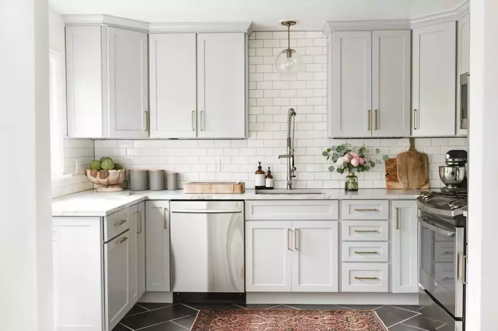 Super Light Gray Kitchen Cabinets