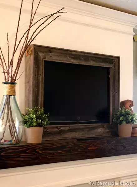 TV wood framing