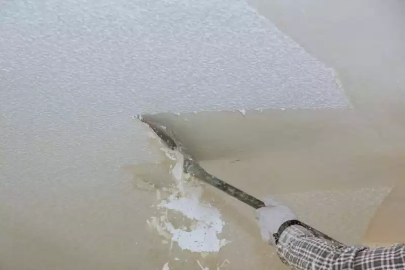 Taking Down Popcorn Ceilings