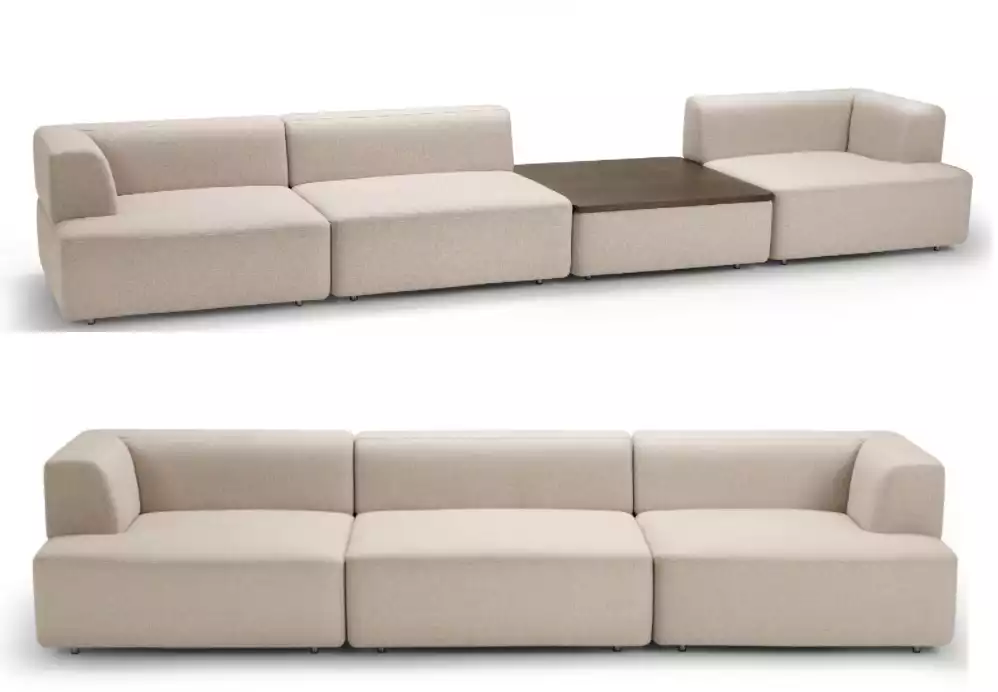 The Grandfield modular sofa with platforms