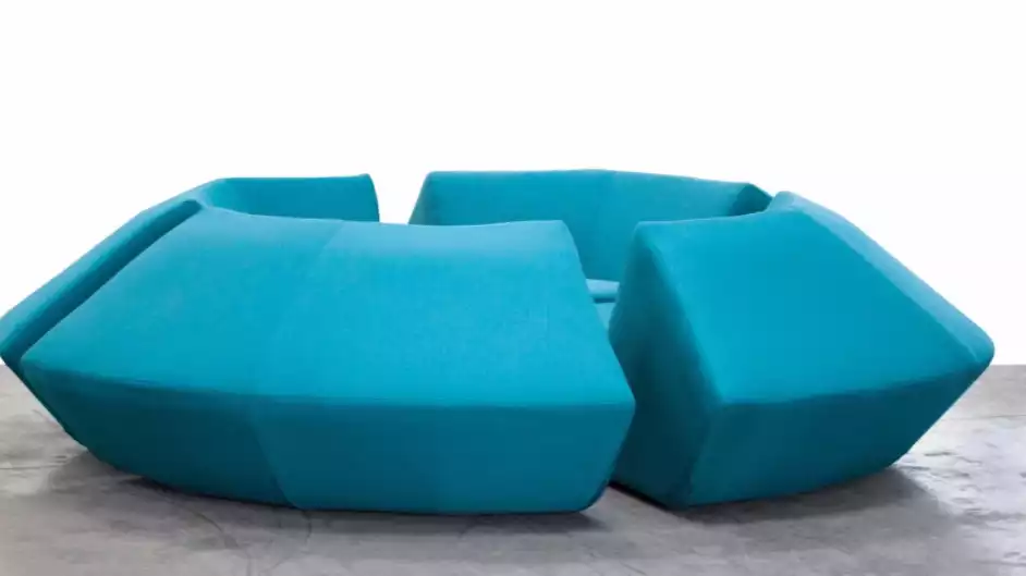 The circular Logos sofa