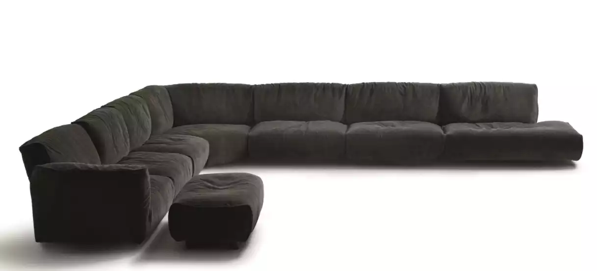 The comfy Grande Soffice fabric sofa