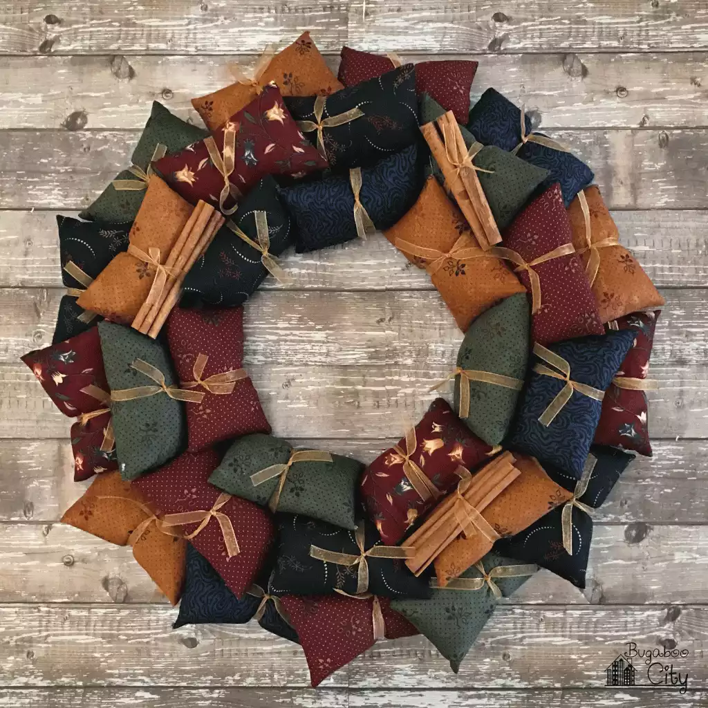Comfy Fall Pillow Wreath