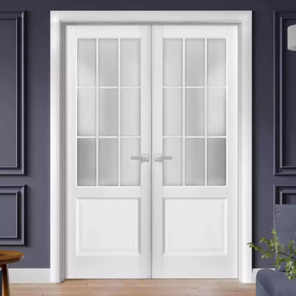 Traditional Style French Closet Doors