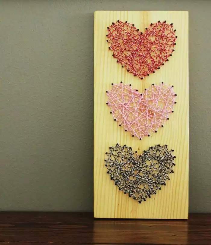 Twine Heart String Art