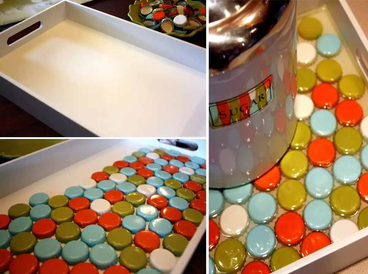 Use bottlecaps Tray