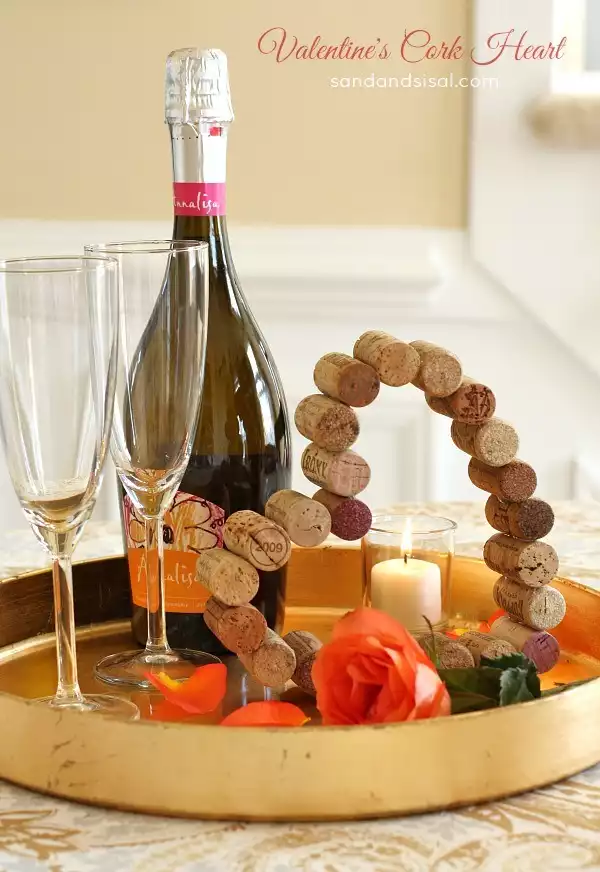 A Cork Heart for Valentine’s Day