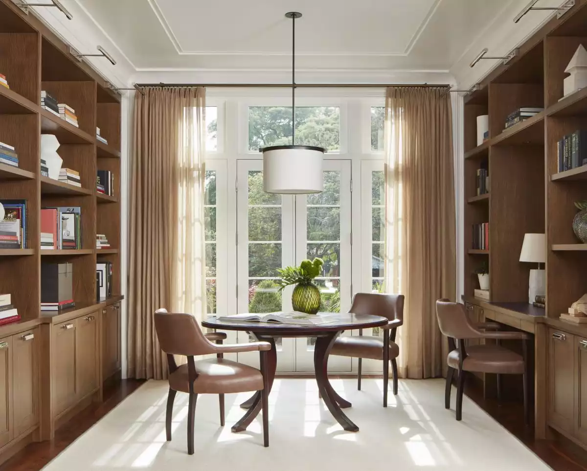 Warm neutral curtains