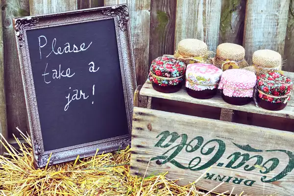 Wedding framed chalkboard