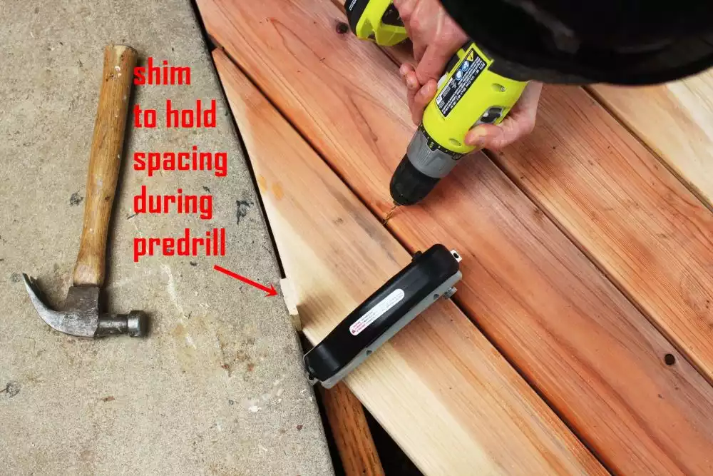 How to Install a Curved Deck Floor 32