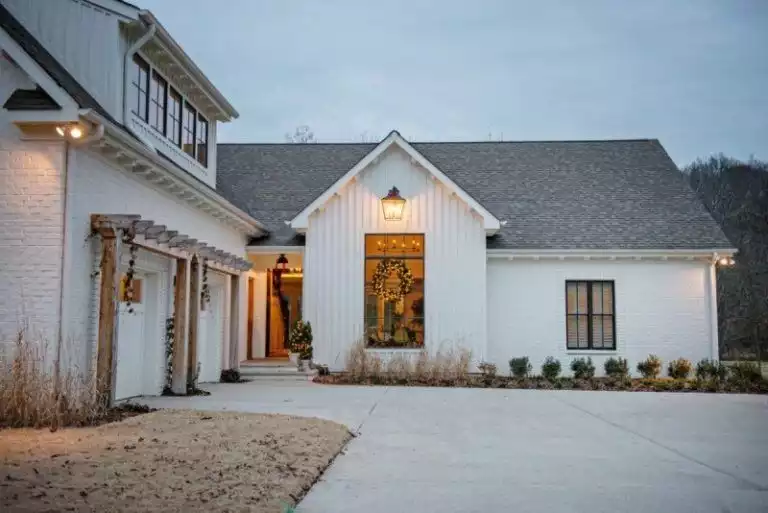 Paint Brick White To Match Siding