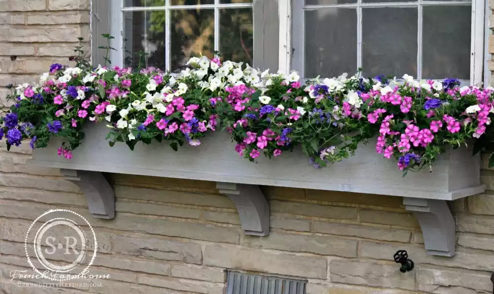 Window flower box planter