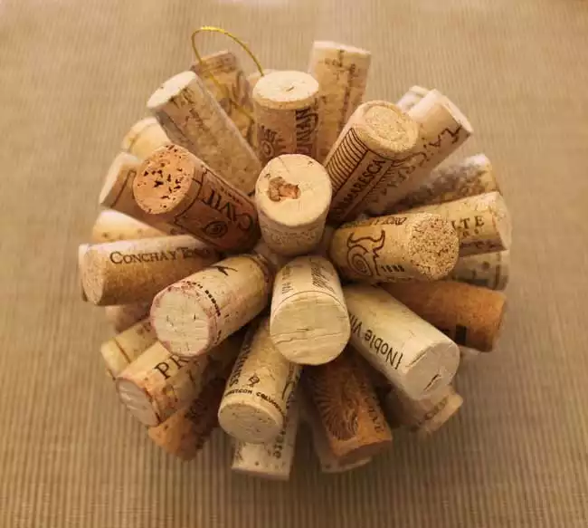 Cork Ball Decoration