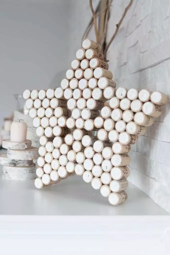 Sparkling Wine Cork Star Ornament