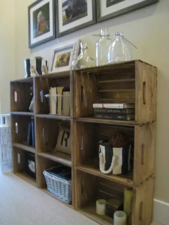 Wine crates Magazine Holder