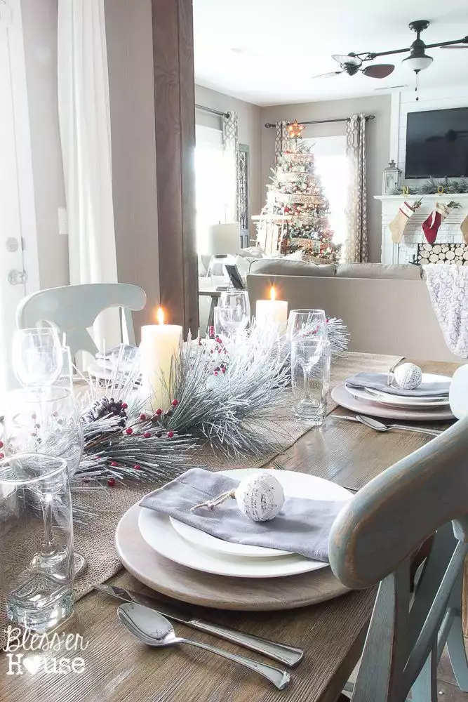 Wonderland Christmas Home Decor Table